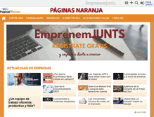 Tablet Screenshot of paginasnaranja.emprenemjunts.es