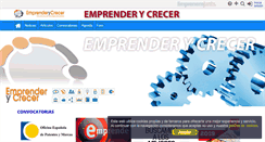 Desktop Screenshot of emprenderycrecer.emprenemjunts.es