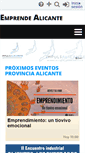 Mobile Screenshot of emprendealicante.emprenemjunts.es