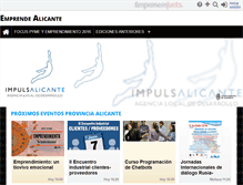 Tablet Screenshot of emprendealicante.emprenemjunts.es