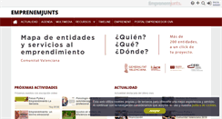 Desktop Screenshot of emprenemjunts.es